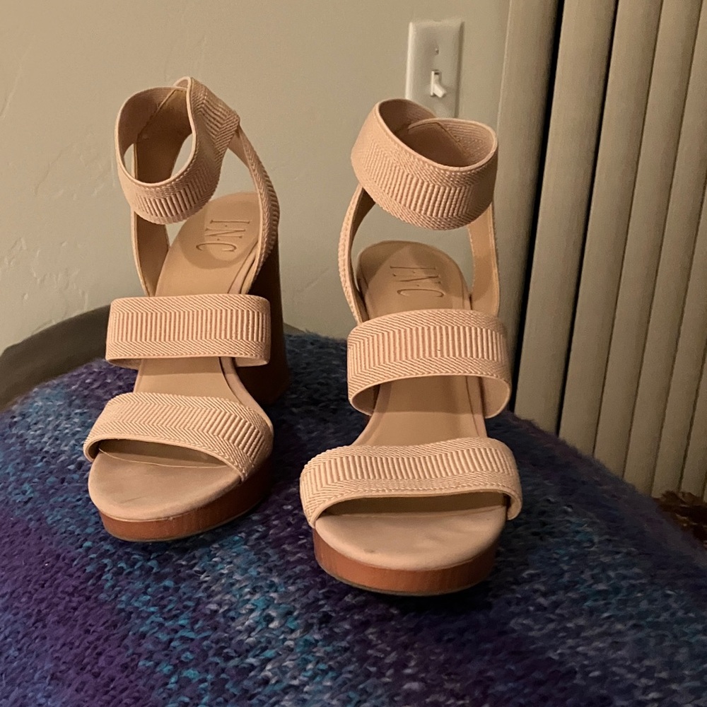 INC International Concepts Blush Heels